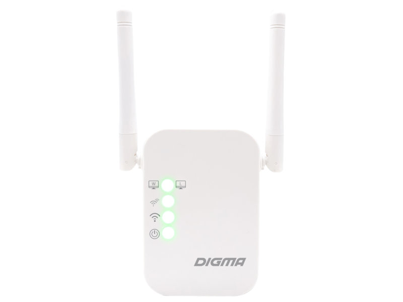 

Wi-Fi усилитель Digma D-WR310 White 1726940, D-WR310