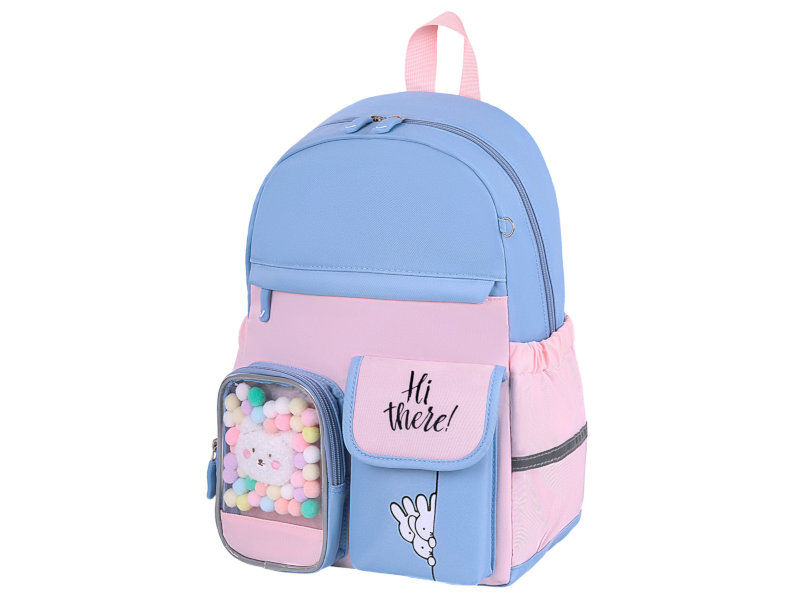 

Рюкзак Brauberg Pastel Friendly Bunnies Light Blue 271423, Pastel Friendly Bunnies