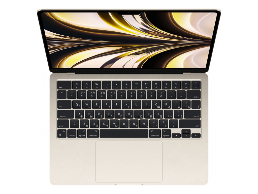 

Ноутбук APPLE MacBook Air 13 (2022) (Русская / Английская раскладка клавиатуры) Starlight (Apple M2/8192Mb/256Gb SSD/Wi-Fi/Bluetooth/Cam/13.6/2560x1664/Mac OS), MacBook Air 13 (2022)