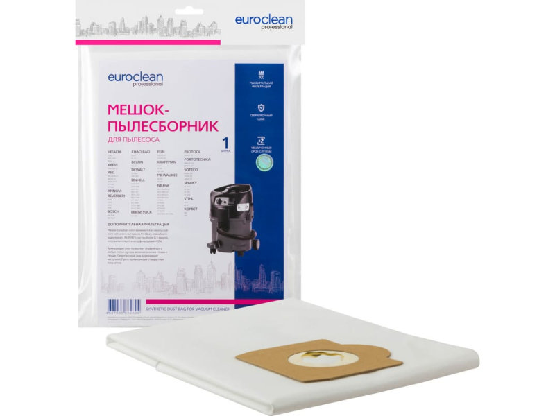 - Euro Clean EUR-3041/1  Kress 1200 NTX EA/Hitichi WDE 1200/Aeg/Bosch/Dewalt/Nilfisk/Portotecnica/Soteco/Sparky