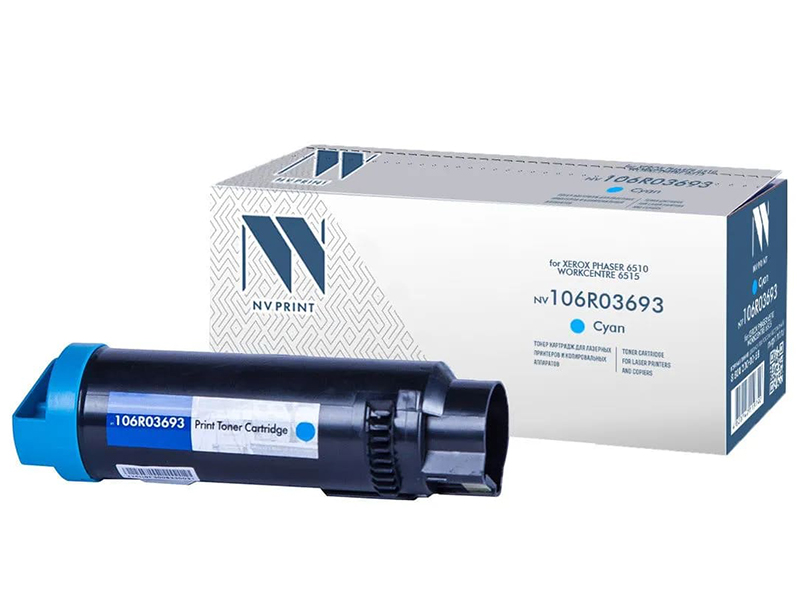 

Картридж NV Print NV-106R03693C Cyan для Xerox Phaser 6510/WorkCentre 6515, NV-106R03693C