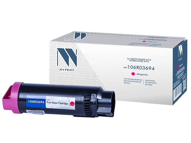 

Картридж NV Print NV-106R03694M Magenta для Xerox Phaser 6510/WorkCentre 6515, NV-106R03694M