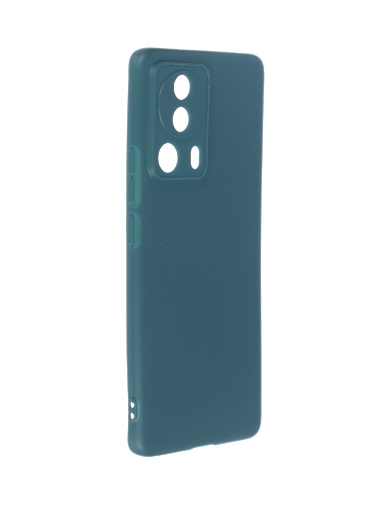 фото Чехол ibox для xiaomi 13 lite с защитой камеры и подложкой silicone green ут000033758