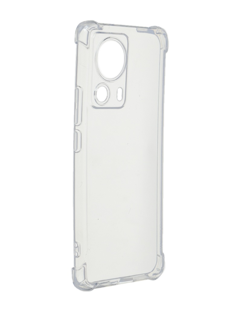 Чехол iBox для Xiaomi 13 Lite Crystal с усиленными углами Silicone Transparent УТ000033754 дизайнерский силиконовый с усиленными углами чехол для хуавей р30 лайт huawei p30 lite единорожка
