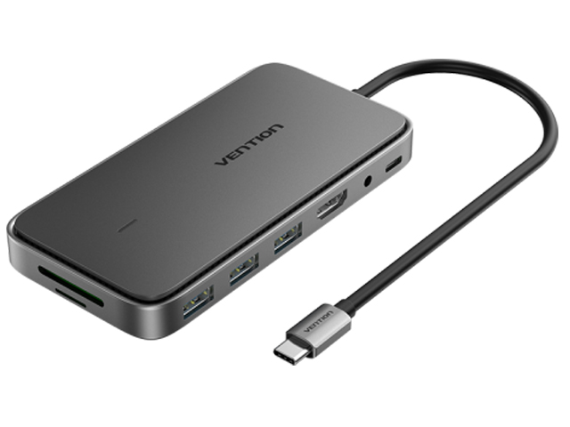 

Хаб USB Vention Type-C 9-in-1 TPYBB, TPYBB