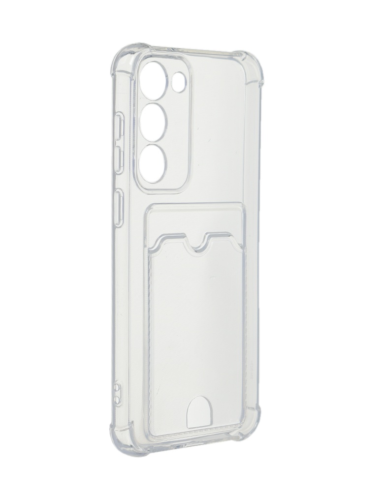 фото Чехол zibelino для samsung galaxy s23 plus silicone card holder защита камеры transparent zsch-sam-s23pl-cam-trn