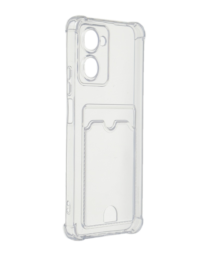 

Чехол Zibelino для Realme 10 Pro 5G Silicone Card Holder защита камеры Transparent ZSCH-RLM-10-PRO-CAM-TRN, Realme 10 Pro 5G