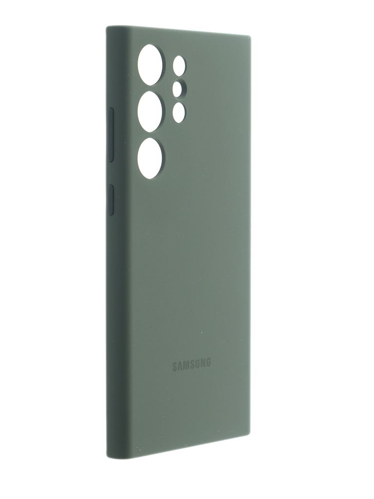 фото Чехол для samsung galaxy s23 ultra silicone khaki ef-ps918tgegru