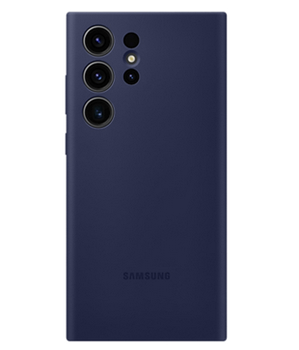 фото Чехол для samsung galaxy s23 ultra silicone dark blue ef-ps918tnegru