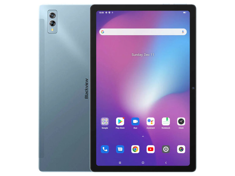 

Планшет Blackview Tab 11 Glacier Blue (Unisoc Tiger T618 2.0 GHz/4096Mb/64Gb/GPS/4G/Wi-Fi/Bluetooth/Cam/10.3/2000x1200/Android), Blackview Tab 11
