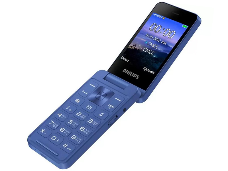 Сотовый телефон Philips Xenium E2602 Blue сотовый телефон philips xenium e2301 green