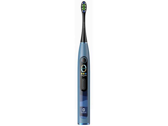 Зубная электрощетка Oclean X 10 R3100 Blue зубная электрощетка bomidi tx5 с док станцией blue