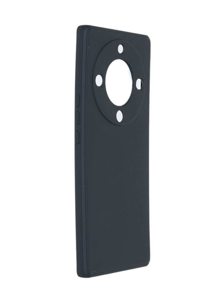 Накладка Zibelino для Honor X9a 5G Soft Matte с микрофиброй Black ZSMF-HON-X9A-BLK накладка силиконовая для honor x9a honor x40 5g honor magic5 lite 5g карбон сталь синяя