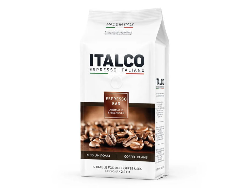 Кофе в зернах Italco Espresso Bar 1kg кофе italco professional crema espresso 1кг в зернах