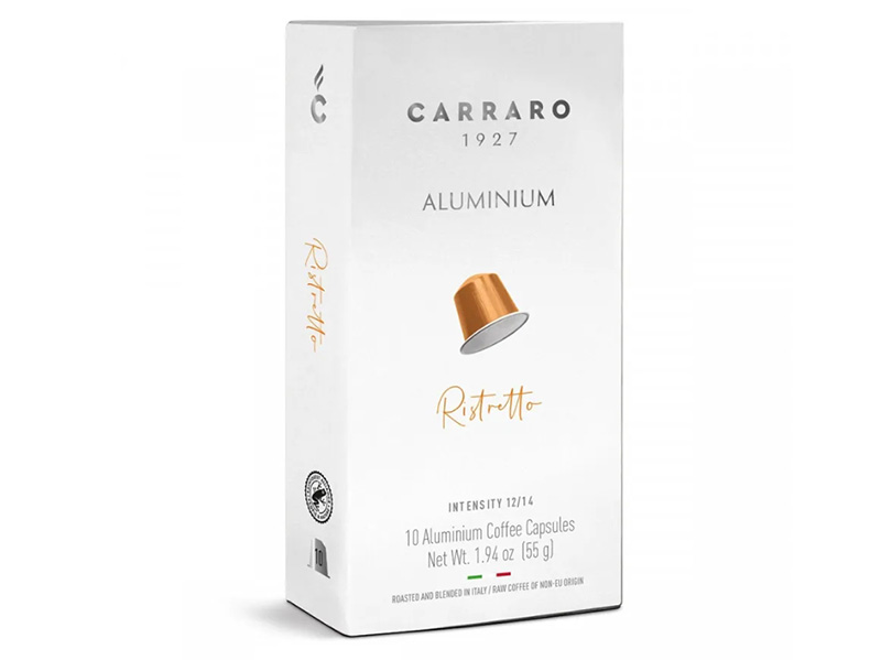 Капсулы для кофемашин Carraro N Alu Ristretto 10шт капсулы для кофемашин carraro aroma e gusto intenso 10шт