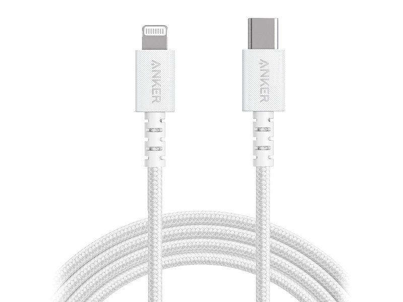 Аксессуар Anker PowerLine Select+ USB-C - Lightning 90cm A8617H21-WT