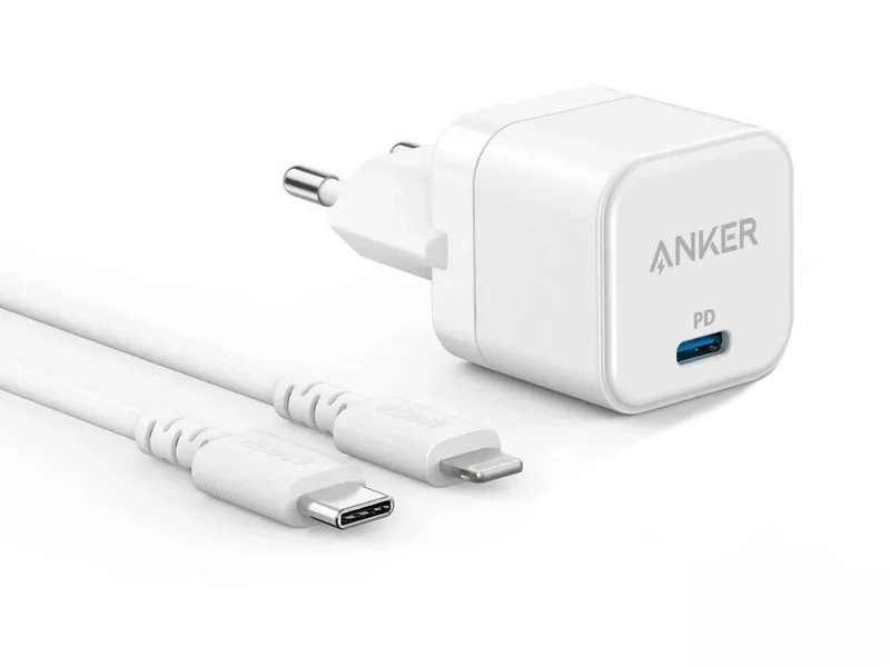 

Зарядное устройство Anker PowerPort III Cube + кабель USB-C B2149G21-WT, ANK-B2149G21-WT