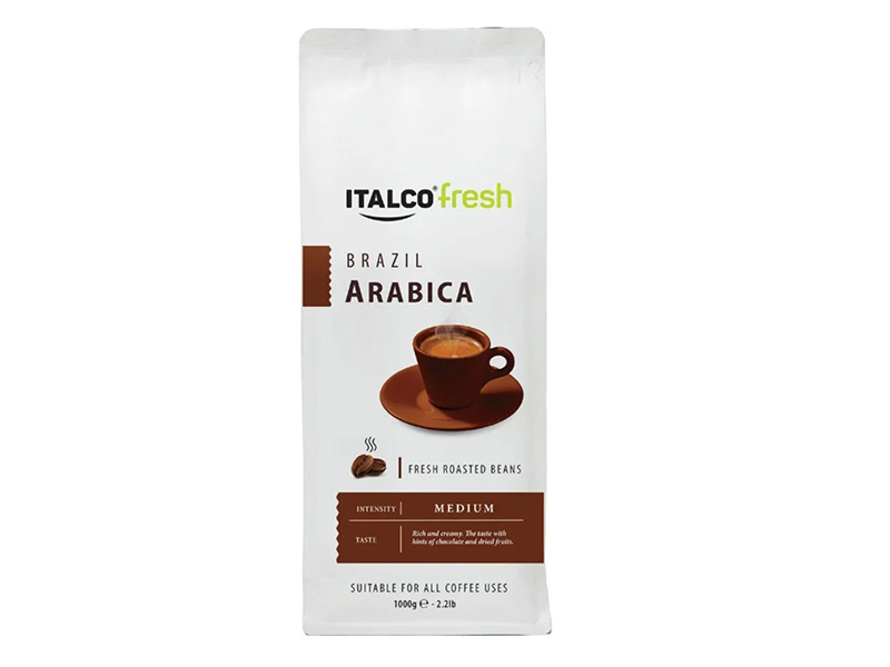 цена Кофе в зернах Italco Fresh Brazil Arabica 1kg 4650097782950