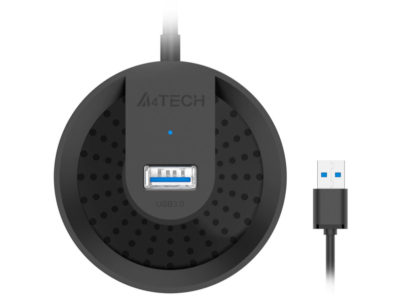 

Хаб USB A4Tech USB 3.0 4 ports Black HUB-30, HUB-30
