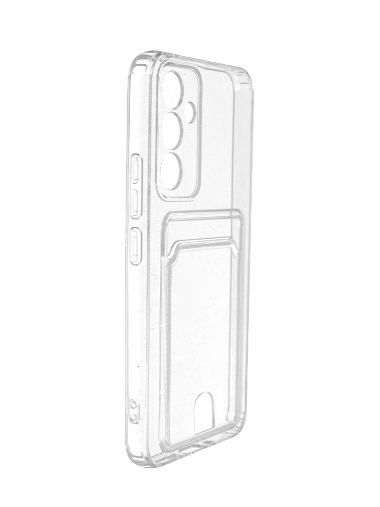 

Чехол Zibelino для Samsung Galaxy A54 5G Silicone Card Holder защита камеры Transparent ZSCH-SAM-A54-CAM-TRN, Samsung Galaxy A54 5G