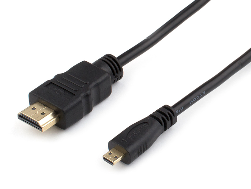 

Аксессуар ATcom HDMI - MicroHDMI ver.1.4 3m AT5269 - ПОВТОР 213323 !!!!!!!!!!!!!!!!!!!!!!!!!!!!!!!!!!, AT5269