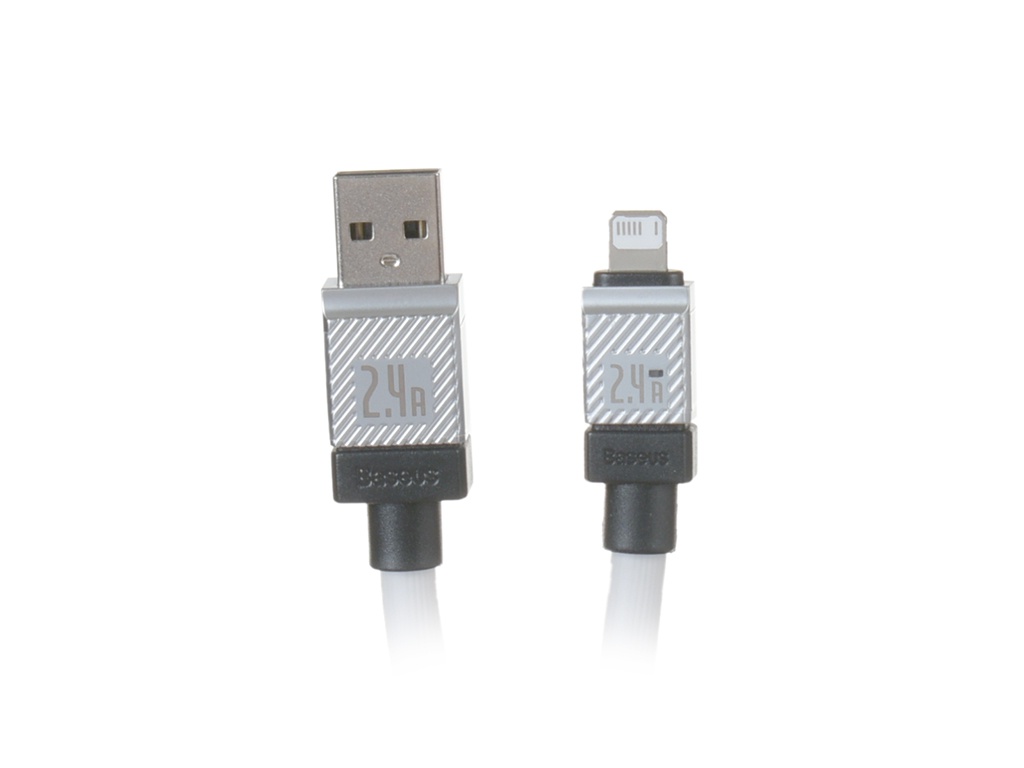 

Аксессуар Baseus CoolPlay Series USB - Lightning 2.4A 2m White CAKW000502, CAKW000502
