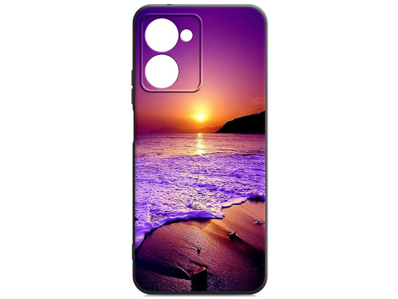 

Чехол DF для Realme 10 Pro 5G Silicone Print Art138 Black rmCase-28, Realme 10 Pro 5G