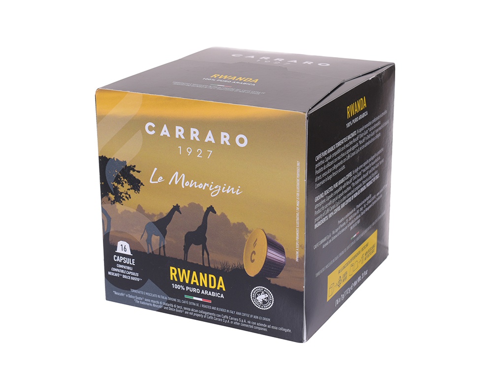 

Капсулы для кофемашин Carraro Rwanda 16шт, Rwanda 16шт