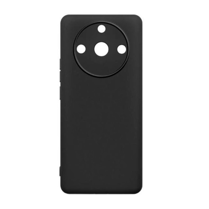 фото Чехол df для realme 11 pro plus silicone black rmcase-36 df-group