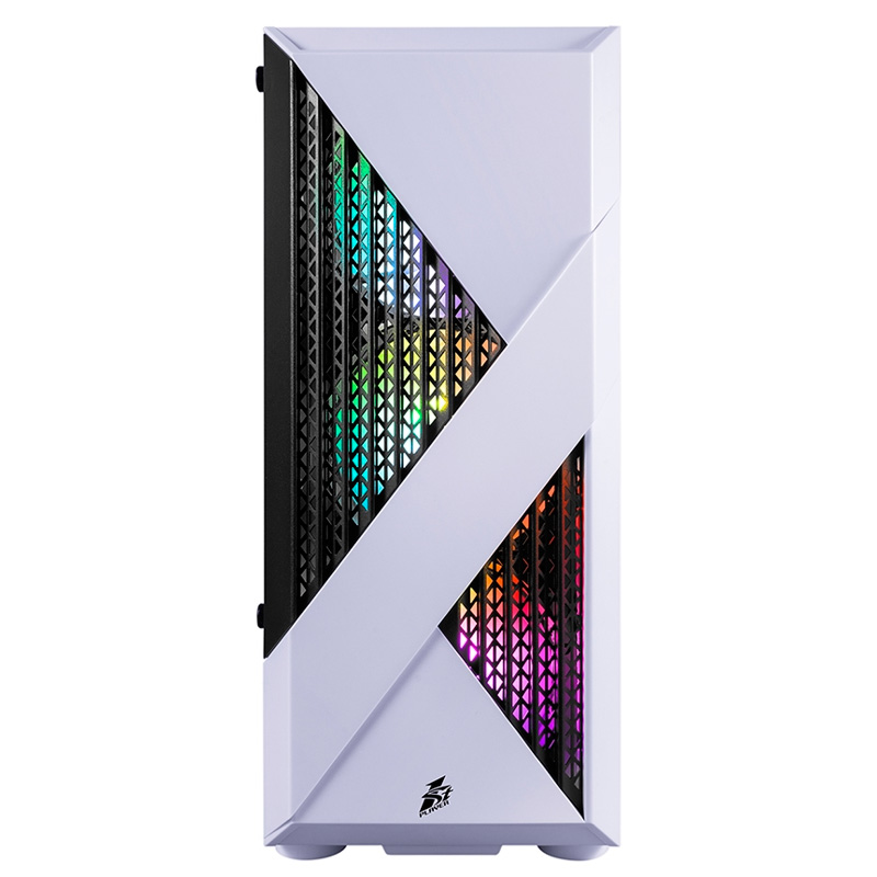 Корпус 1stPlayer Firerose F3-A ATX без БП White F3-A-WH-4F1