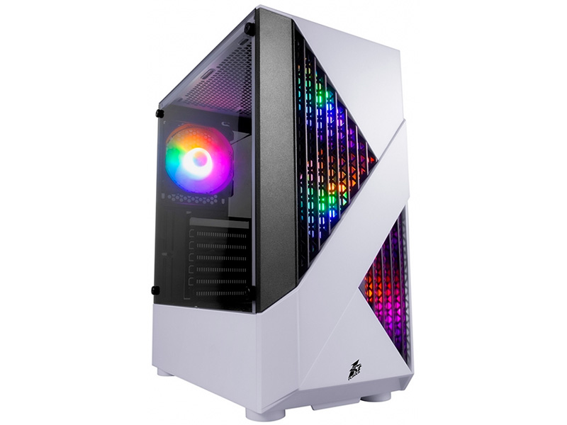 Корпус 1stPlayer Firerose F3-A ATX без БП White F3-A-WH-4F1 4374₽