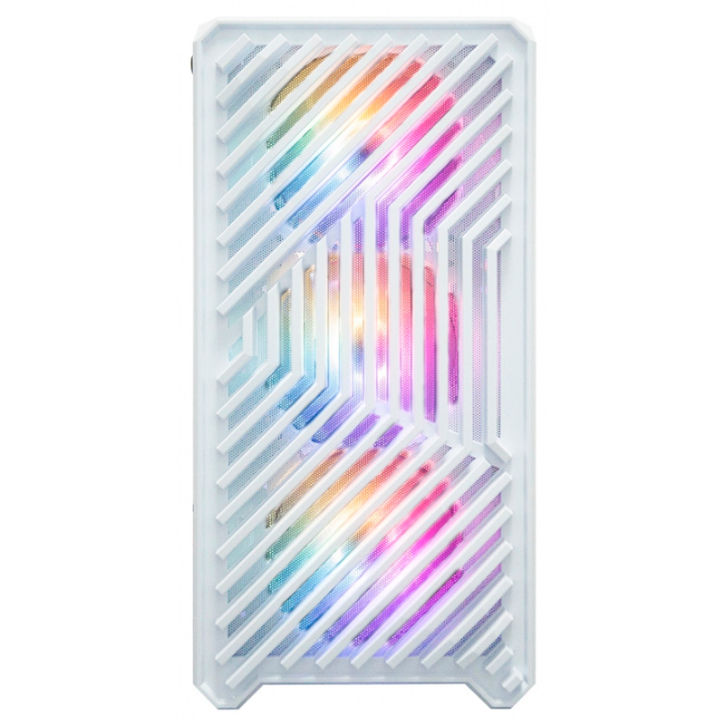 Корпус 1stPlayer Trilobite T5 mATX без БП White T5-WH-4F1-W