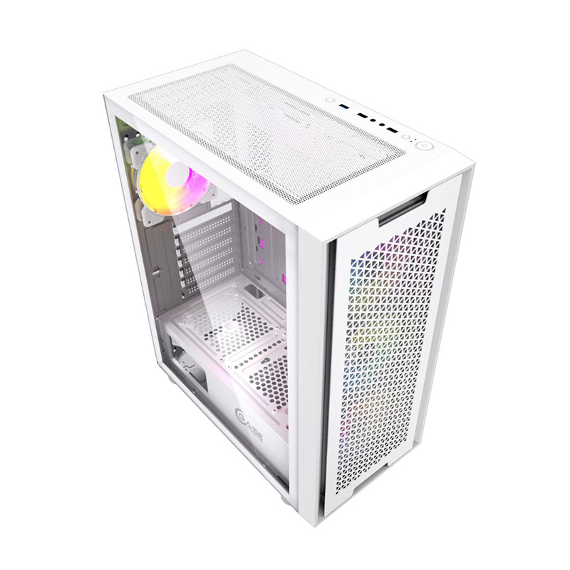 Корпус Powercase Alisio X4W ATX без БП White CAXW-L4