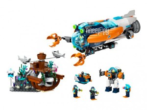 Фото Конструктор Lego City Deep-Sea Explorer Submarine 842 дет. 60379