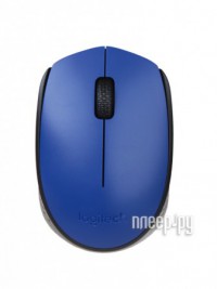 Фото Logitech M170 USB Black-Blue 910-004647