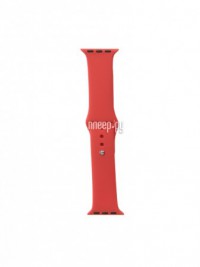 Фото Ремешок Red Line для APPLE Watch 38-40mm Silicone Official Red УТ000036305