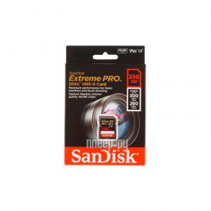 Фото 256Gb - SanDisk Extreme Pro Secure Digital XC SDSDXDK-256G-GN4IN