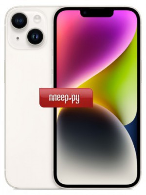 Фото APPLE iPhone 14 256Gb Starlight (A2884) (dual nano-SIM only)