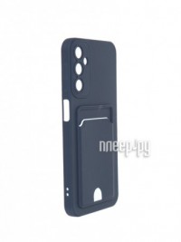 Фото Чехол Neypo для Samsung A24 4G Pocket Matte Silicone с карманом Dark Blue NPM65196