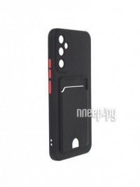 Фото Чехол Neypo для Samsung A34 5G Pocket Matte Silicone с карманом Black NPM59517
