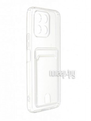 Фото Чехол Neypo для Honor X6 / X8 5G / 70 Lite 5G Pocket Silicone с карманом Transparent ACS60002