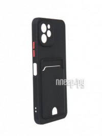Фото Чехол Neypo для Huawei Nova Y61 Pocket Matte Silicone с карманом Black NPM59846
