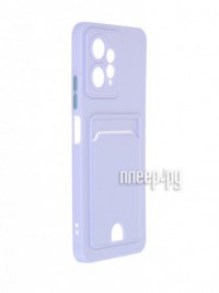 Фото Чехол Neypo для Xiaomi Redmi Note 12 4G Pocket Matte Silicone с карманом Lilac NPM65609