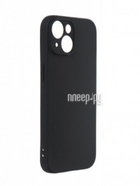 Фото Чехол DF для APPLE iPhone 15 Silicone Black iCase-36