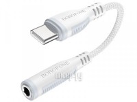 Фото Borofone BV17 Type-C - Jack 3.5mm White 6941991102004