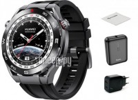 Фото Huawei Watch Ultimate Black HNBR Strap 55020AGP Выгодный набор + подарок серт. 200Р!!!