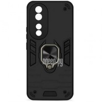 Фото Чехол DF для Honor 90 с магнитом и кольцом Black hwArmor-08
