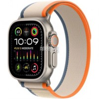 Фото APPLE Watch Ultra 2 GPS + Cellular 49mm Titanium Case with Orange-Beige Trail Loop - M/L MRF23