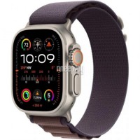 Фото APPLE Watch Ultra 2 GPS + Cellular 49mm Titanium Case with Indigo Alpine Loop - Large MREW3 / MRFG3
