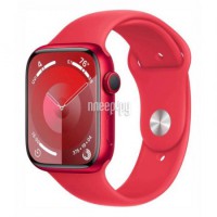 Фото APPLE Watch Series 9 GPS + Cellular 41mm Product Red Aluminium Case with Product Red Sport Band - S/M MRY63